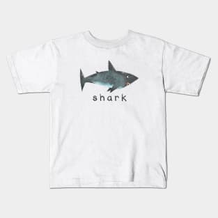 Cute shark sea animal for kids Liam Fitzpatrick Kids T-Shirt